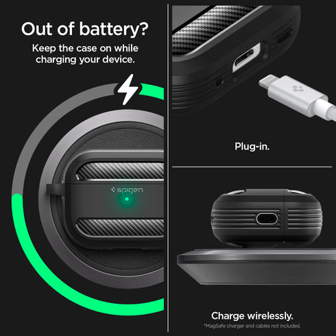 Spigen AirPods Pro 2 Case – Rugged Armor